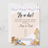 Geslacht Kaart (Voorkant)