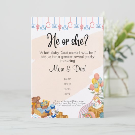 Geslacht Kaart (Staand voorkant)