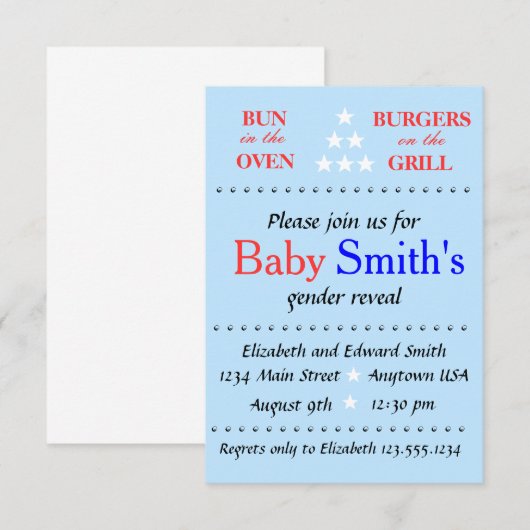 Geslacht Kaart (Voorkant / Achterkant)