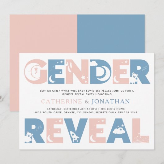 Geslacht Kaart (Voorkant / Achterkant)