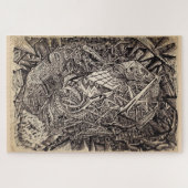 Geslacht (kavervormer), puzzelpuzzel legpuzzel (Horizontaal)