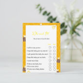 Geslacht laat feestelijke bijenthema's zien briefkaart (Staand voorkant)