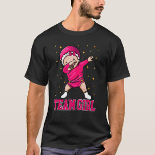 Geslacht Laat het meisje zien V nek voor vrouwen T-shirt