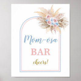 Geslacht Laat Pampas Grass Arch Momosa Bar zien Poster