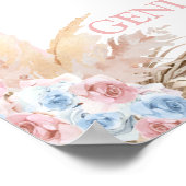 Geslacht Laat Pampas Grass Welkomstteken zien Poster (Hoek)