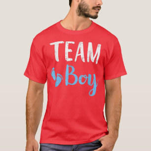 Geslacht laat teamjongen zien die overeenkomt met  t-shirt