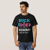 Geslacht laat zien dat er een deel van de baby is  t-shirt (Voorkant volledig)