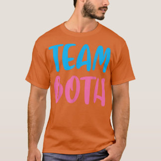 Geslacht laat zien dat het team van beide baby fam t-shirt