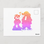 geslacht meisje briefkaart (Achterkant)