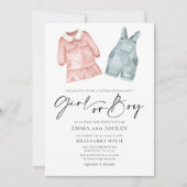 Geslacht meisje en jongen kaart (Voorkant)