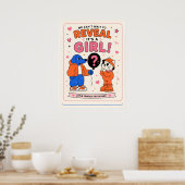 geslacht meisje poster (Keuken)