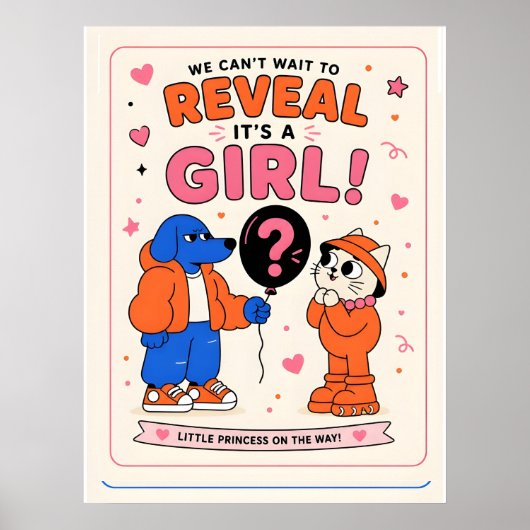 geslacht meisje poster (Voorkant)