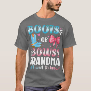 Geslacht met oma's en bogen onthullen Baby shower  T-shirt