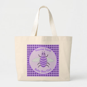 Geslacht met Paarse teelballen Volwassenen Neutraa Grote Tote Bag