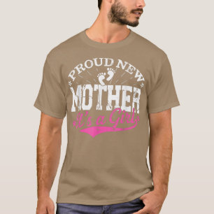 Geslacht met vervorming onthullen trots Nieuwe moe T-shirt