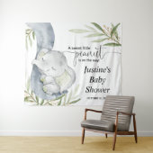 Geslacht neutraal baby shower backdrop-bord wandkleed (In Situ (horizontaal))