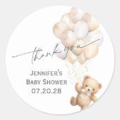 Geslacht Neutraal Barly Wachten Moderne Douche Dan Ronde Sticker (Voorkant)