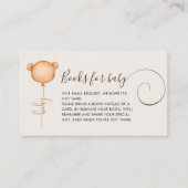 Geslacht Neutraal Book Request Balloon Baby shower Informatiekaartje (Voorkant)