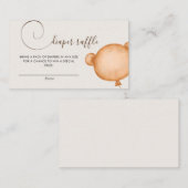 Geslacht Neutraal diapelballon Beer Informatiekaartje (Voorkant / Achterkant)