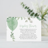 Geslacht neutraal Display Doucheballon eucalyptus Informatiekaartje (Staand voorkant)