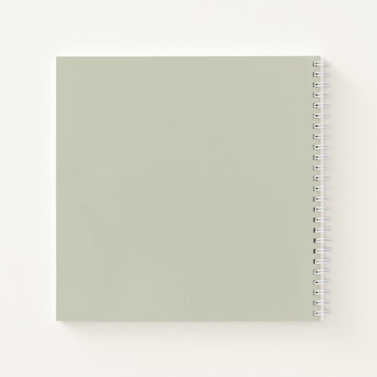 Geslacht Neutraal Eucalyptus Leaf Guest Book Notitieboek (Achterkant)