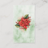 Geslacht Neutraal Kerstluier Raffle Ticket Informatiekaartje (Achterkant)