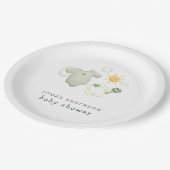 Geslacht Neutraal Sage Groene Babykleding Speelgoe Papieren Bordje (Gekanteld)