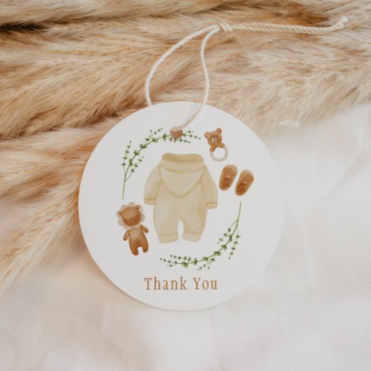 Geslacht Neutral Boho Pattern Baby shower Bedankjes Labels