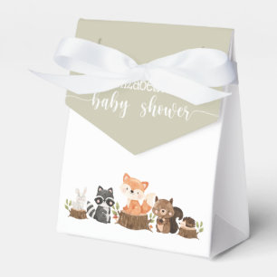 Geslacht Neutral Woodland Dierlijk Baby shower Fav Bedankdoosjes