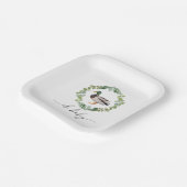 Geslacht neutrale baby shower met wilde eend papieren bordje (Gebogen)