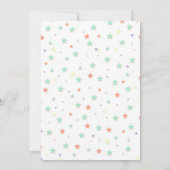 Geslacht Neutrale Baby shower Uitnodiging moeder t (Achterkant)