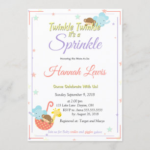 Geslacht Neutrale Baby shower Uitnodiging moeder t