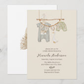 Geslacht Neutrale Boho Babykamer Mobiele Baby Show Kaart (Voorkant / Achterkant)