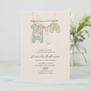 Geslacht Neutrale Boho Nursery Mobile Baby shower  Kaart