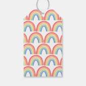 Geslacht Neutrale Boho Regenboog Babyfeestje  Cadeaulabel (Achterkant)
