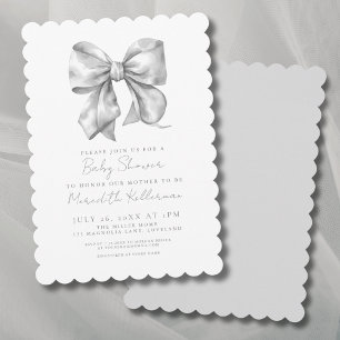 Geslacht Neutrale Boog Baby Shower Kaart