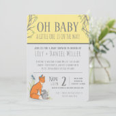 Geslacht Neutrale bossen baby shower streep Kaart (Staand voorkant)