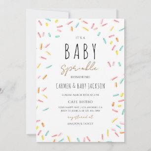 Geslacht Neutrale Confetti Baby Sprinkle Kaart