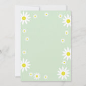 Geslacht Neutrale Daisy 2e verjaardag Boho White Kaart (Achterkant)