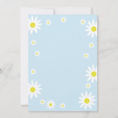 Geslacht Neutrale Daisy 2e verjaardag Boho White Kaart (Achterkant)