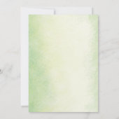 Geslacht Neutrale Elephant Waterverf Baby shower Kaart (Achterkant)