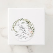 Geslacht Neutrale Eucalyptus Elephant Baby shower Bedankjes Labels (In situ)