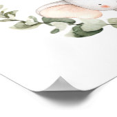 Geslacht Neutrale Eucalyptus Elephant Welkomstteke Poster (Hoek)