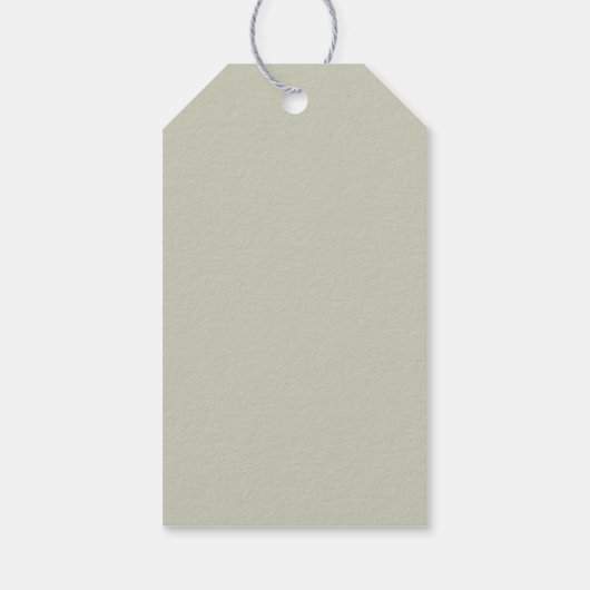 Geslacht Neutrale Eucalyptus Oh Baby Cadeaulabel (Achterkant)