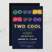 Geslacht neutrale grappige 2de verjaardag  kaart (Voorkant / Achterkant)