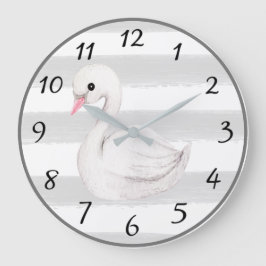 Geslacht Neutrale Grijze Stripe Moderne Nursery De Grote Klok