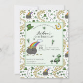 Geslacht Neutrale Groene St. Patrick's Dag Kinderv Kaart (Voorkant)