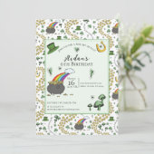 Geslacht Neutrale Groene St. Patrick's Dag Kinderv Kaart (Staand voorkant)