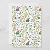 Geslacht Neutrale Groene St. Patrick's Dag Kinderv Kaart (Achterkant)