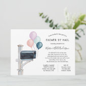 Geslacht Neutrale Lange Afstand Douche per Mail Kaart (Staand voorkant)